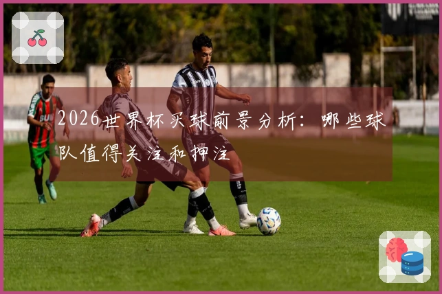 2026世界杯买球前景分析：哪些球队值得关注和押注